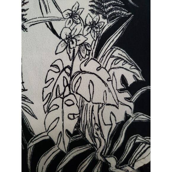 Reformation Crimini Midi Sundress Tropical V-Neck Side Slit Sz 2 Sleeveless (V1 - Picture 6 of 9